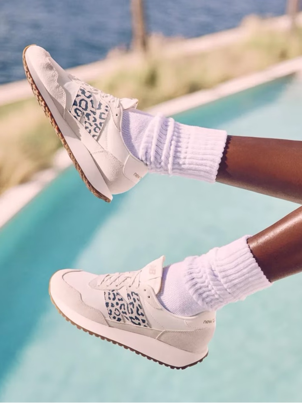 New Balance 237 'Sea Salt Leopard' sneakers